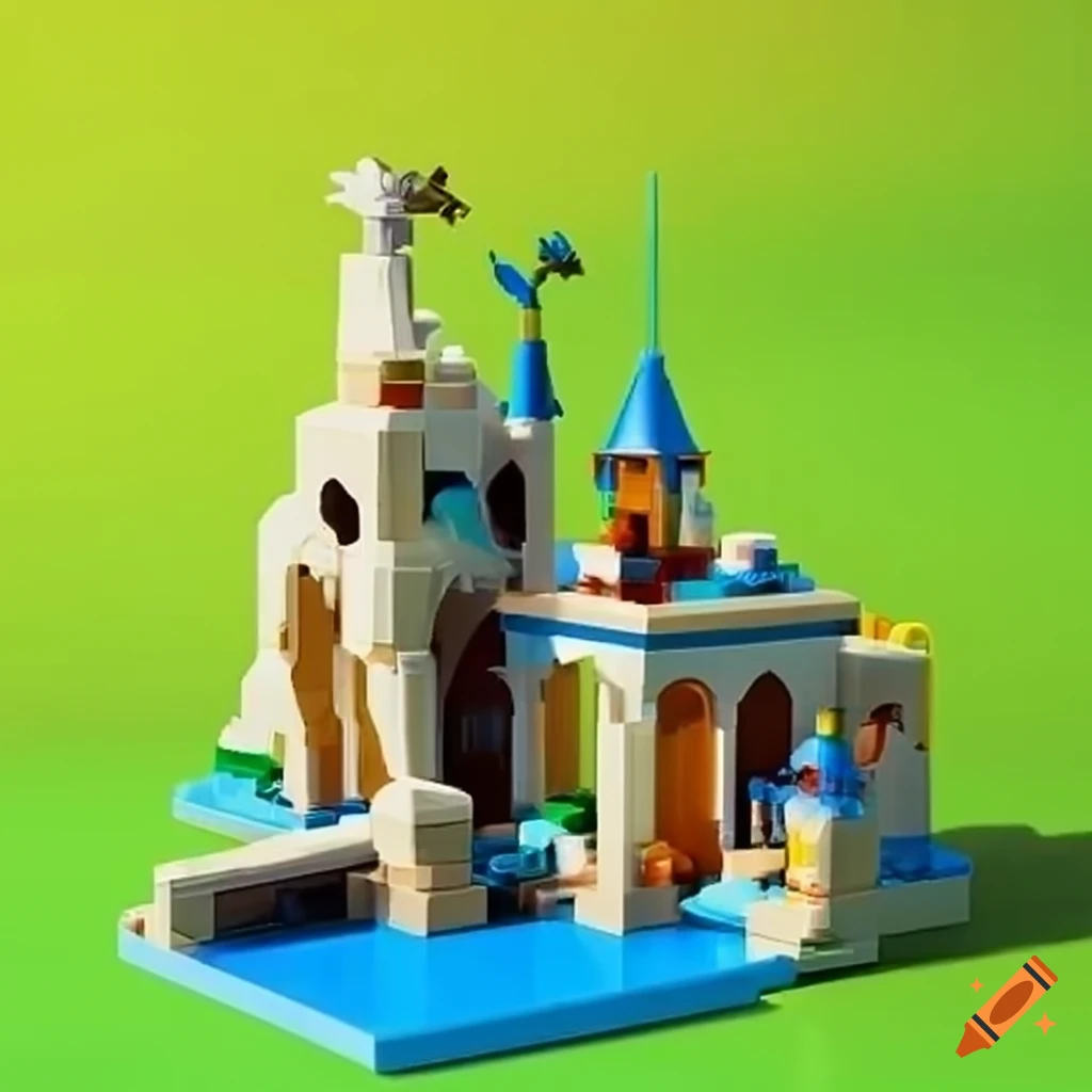 Lego Atlantis mini golf