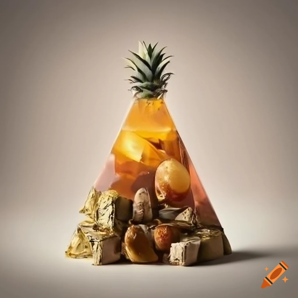 fragrance pyramid with pineapple, apple, blackcurrant, birch and ambergris