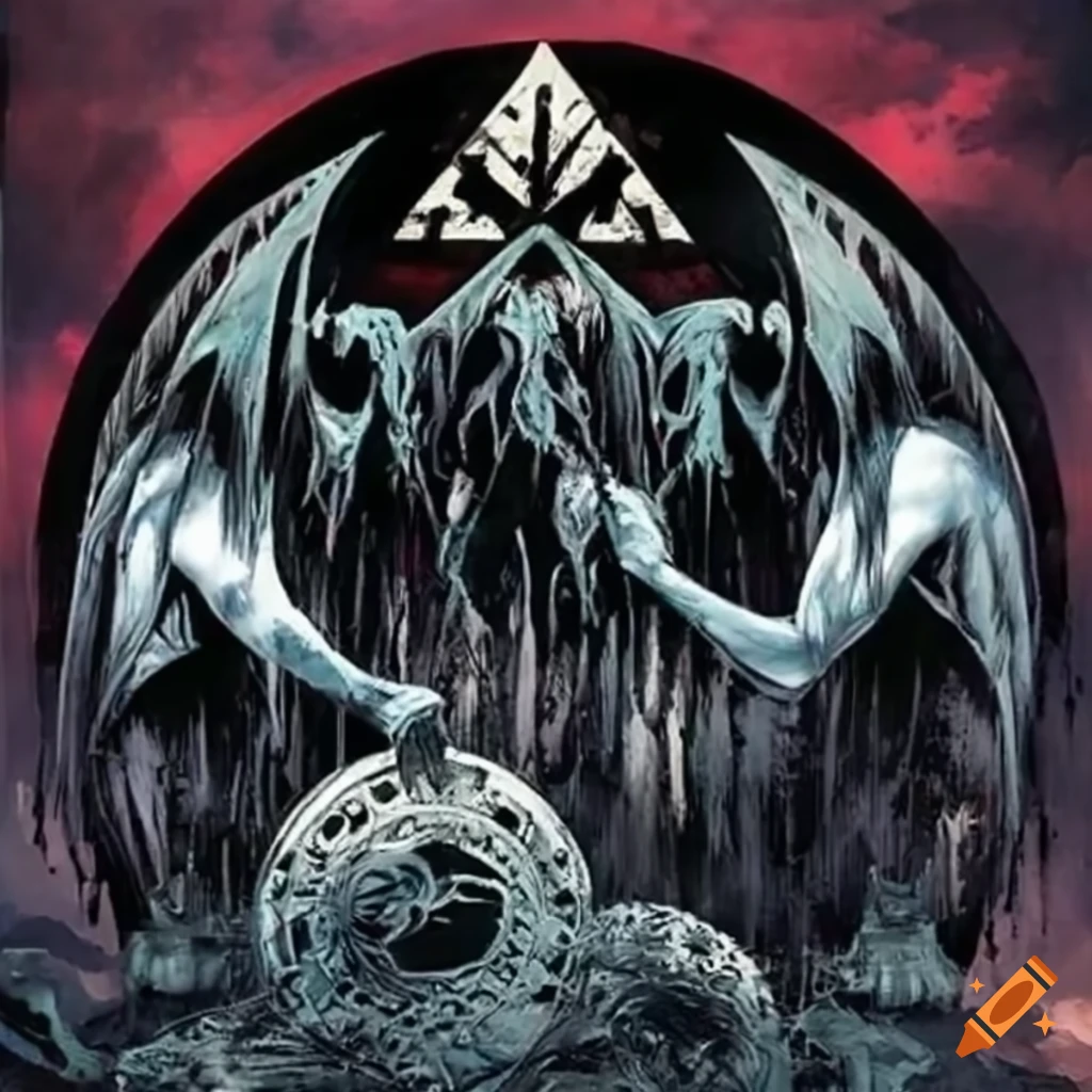 album cover for a black metal band