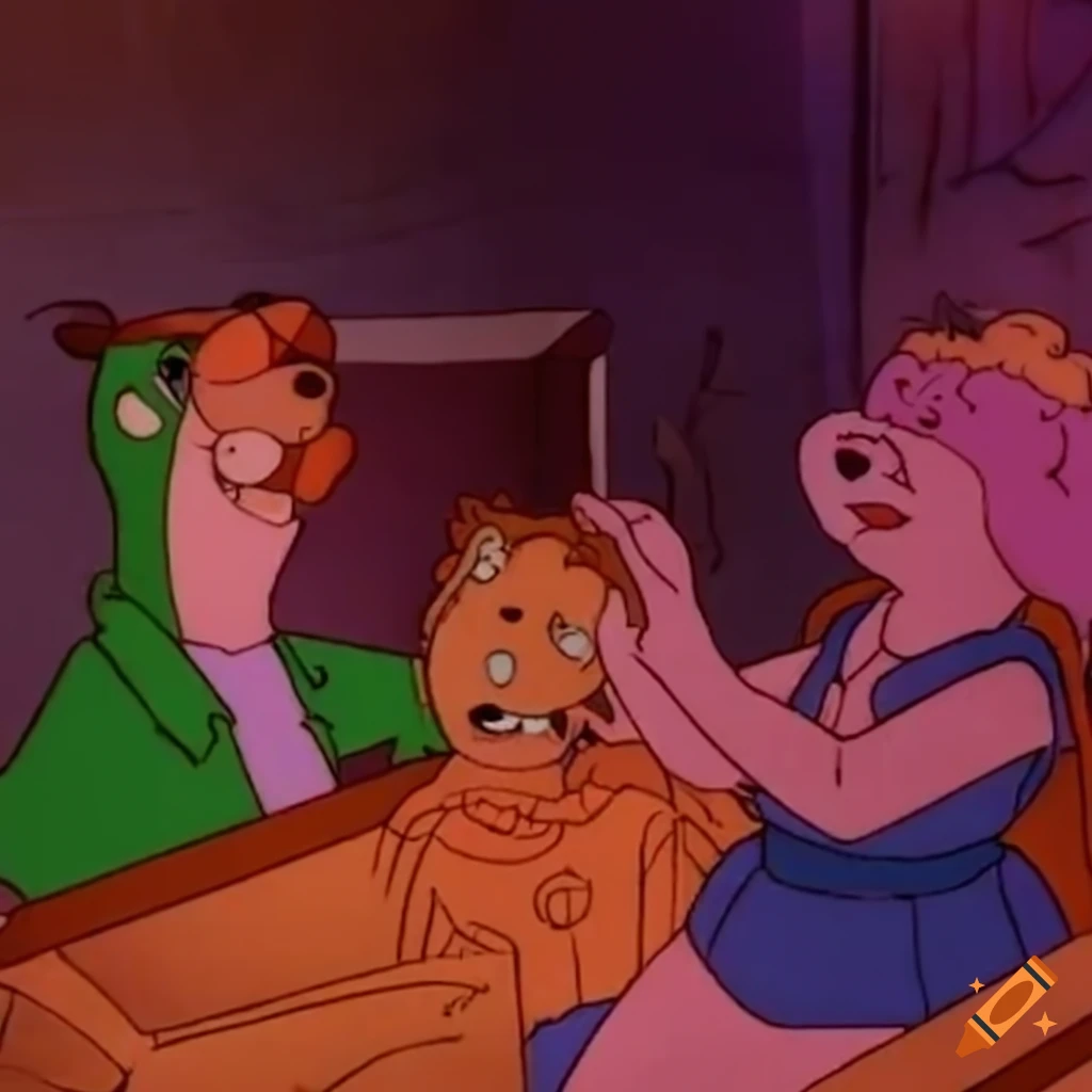 lo-fi aesthetic image of The Gummi Bears