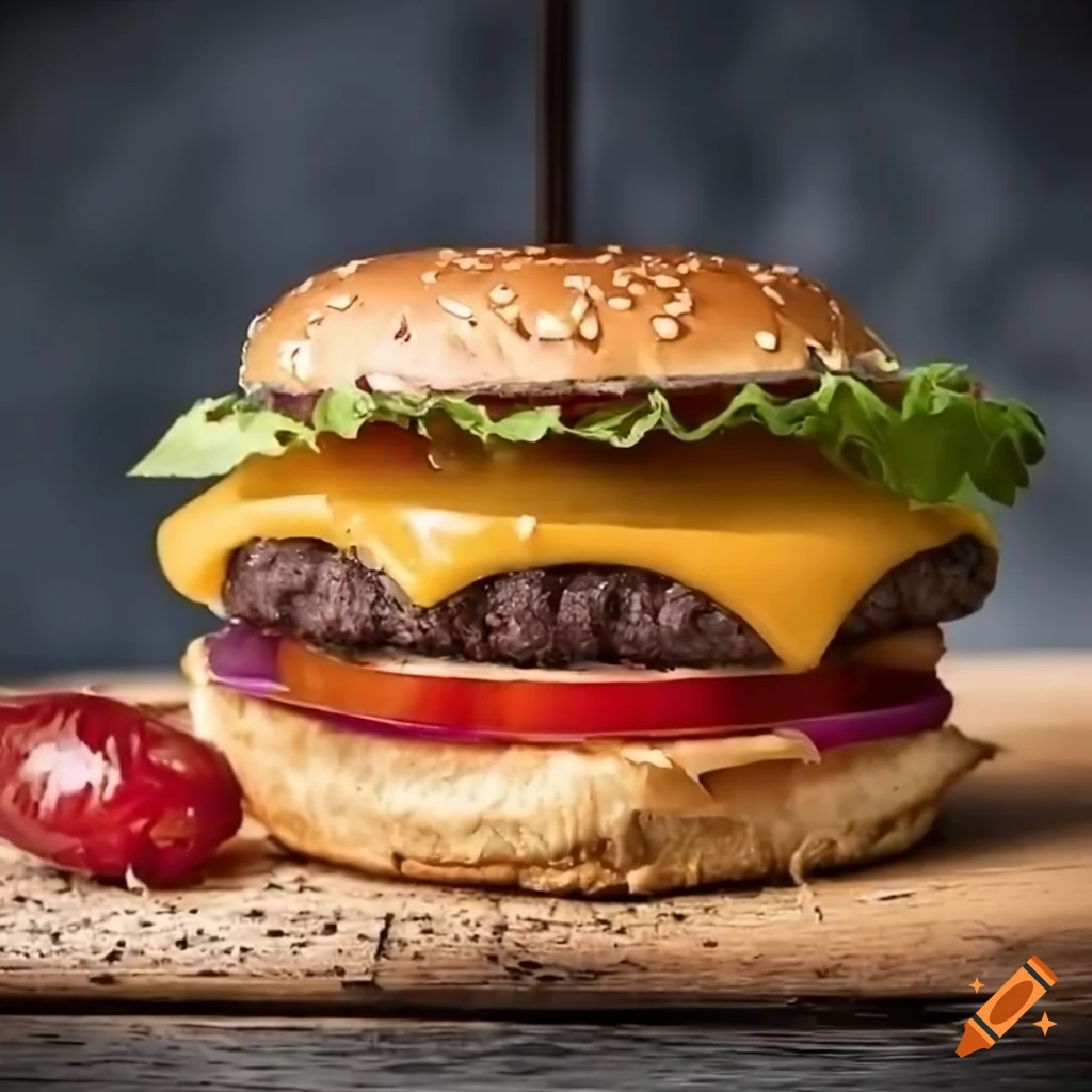 delicious grilled burger
