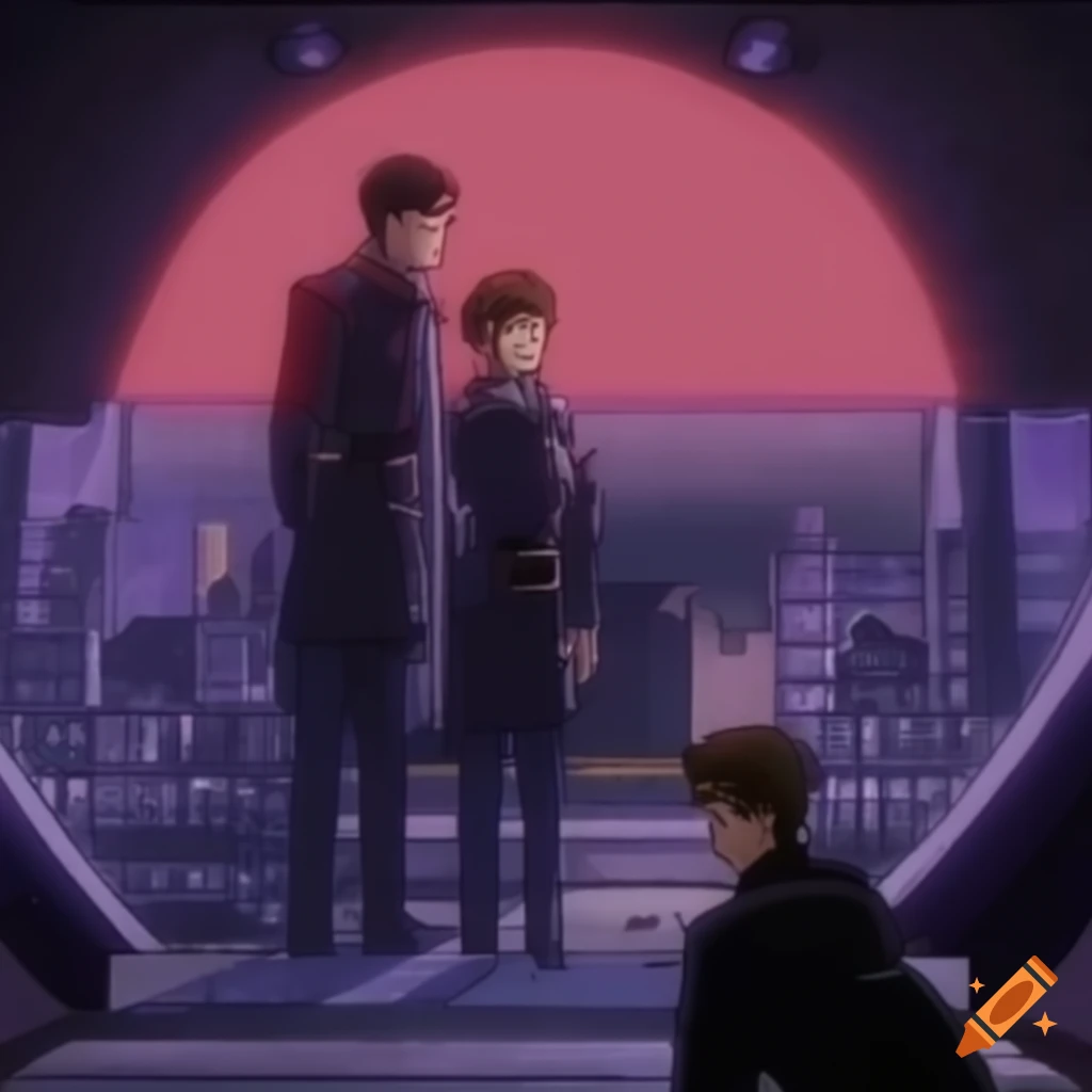 Lo-fi aesthetic scene from Legend of the Galactic Heroes