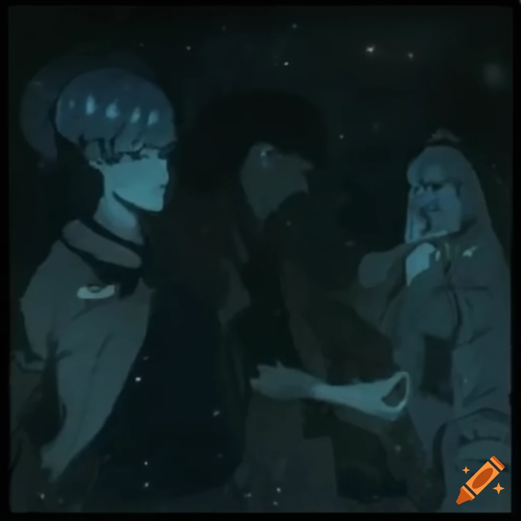 Lo-fi aesthetic scene from Super Dimension Cavalry Southern Cross