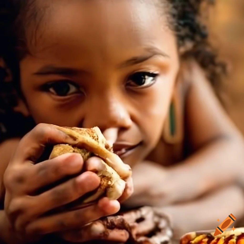 satisfying hunger with delicious food