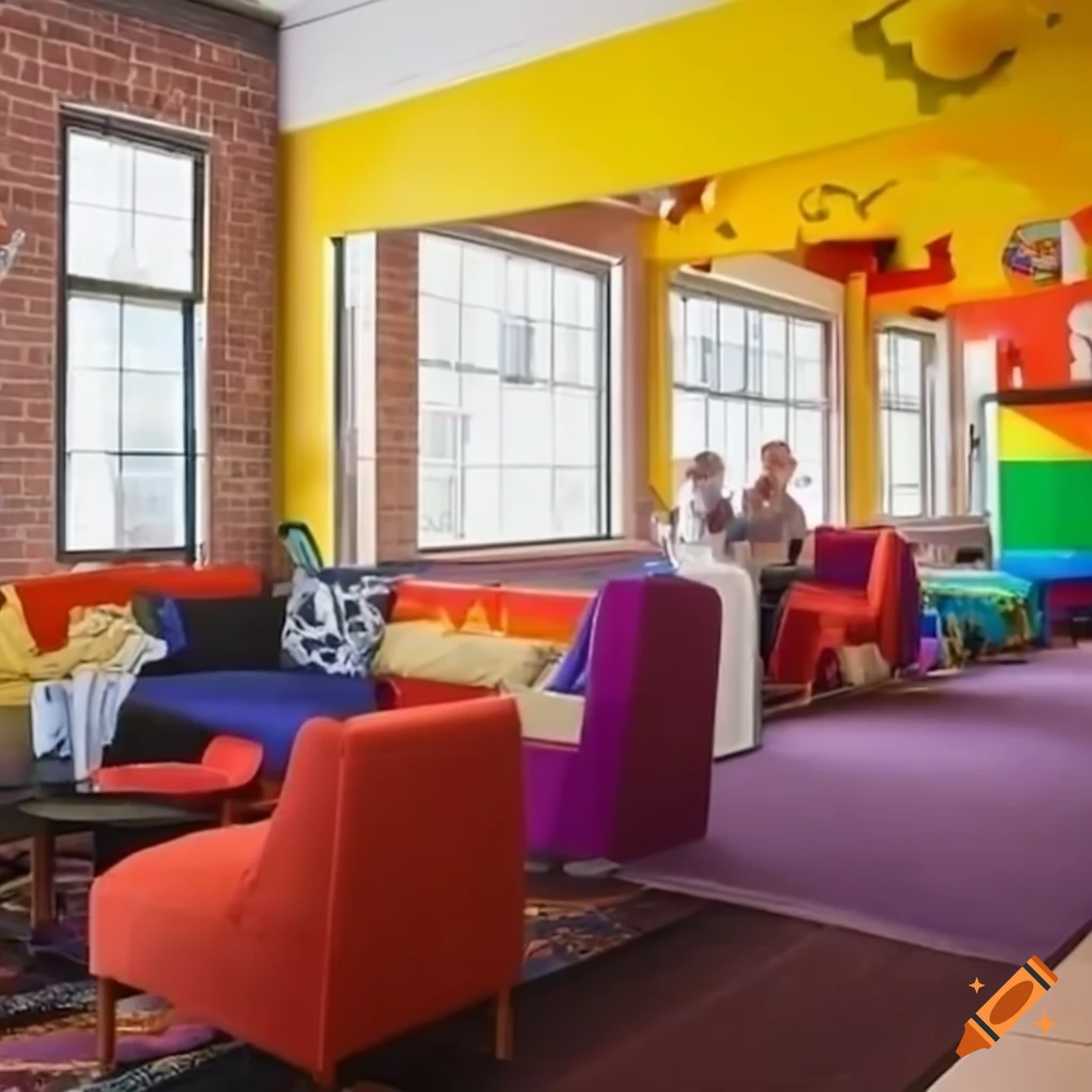 image of a vibrant LGBTQ youth housing center