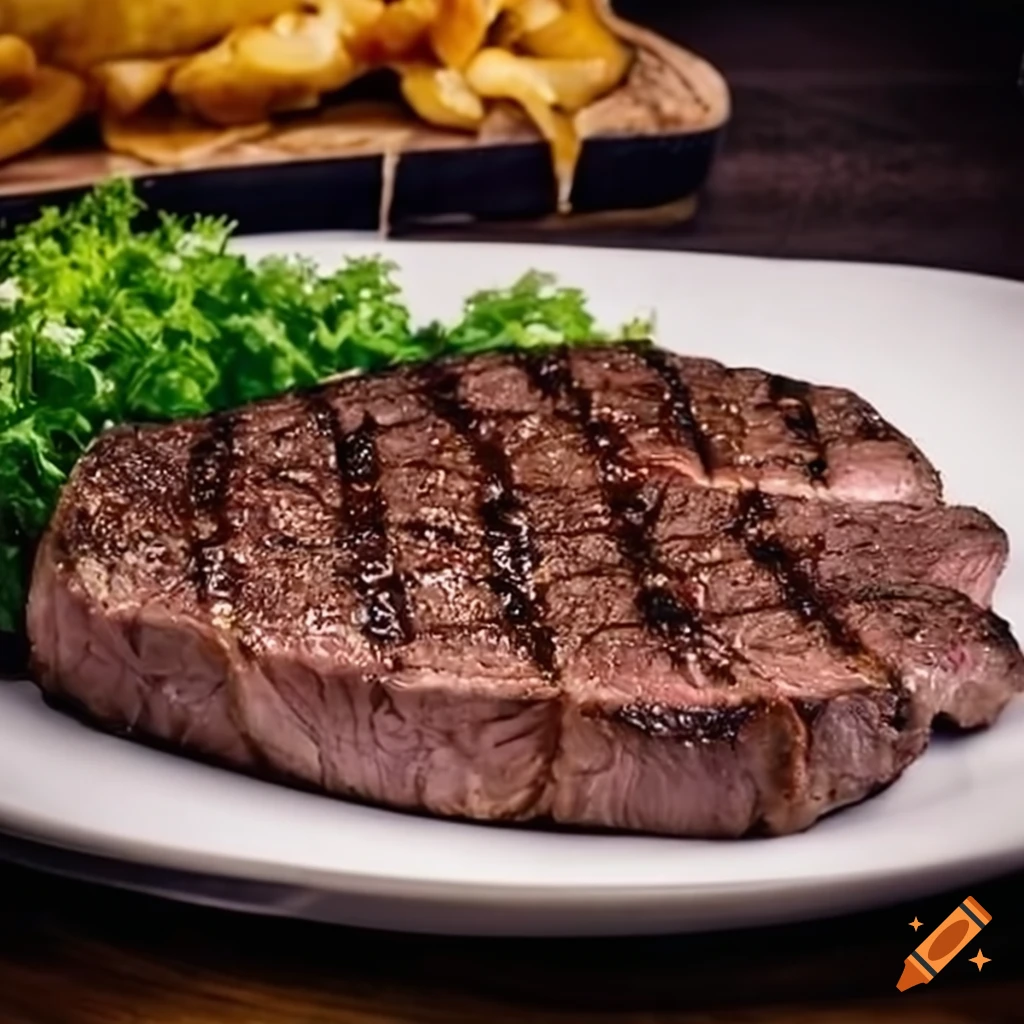delicious steak on a plate