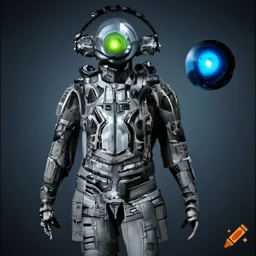 costume of The All-Seeing Argus with eye pattern