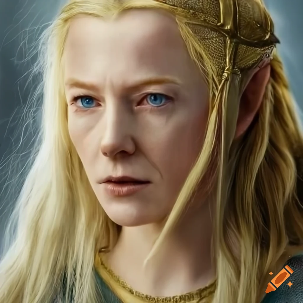 portrait of Eowyn from Lord of the Rings