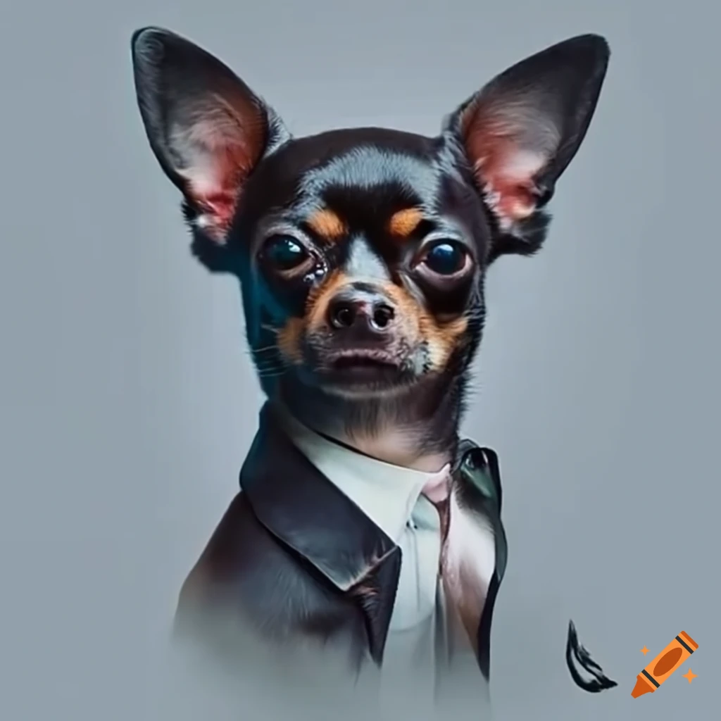 black Chihuahua dog