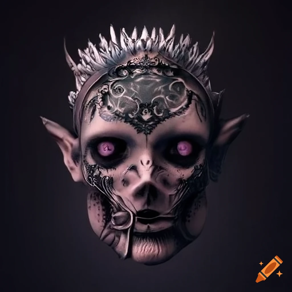 gothic tattoo ornament design