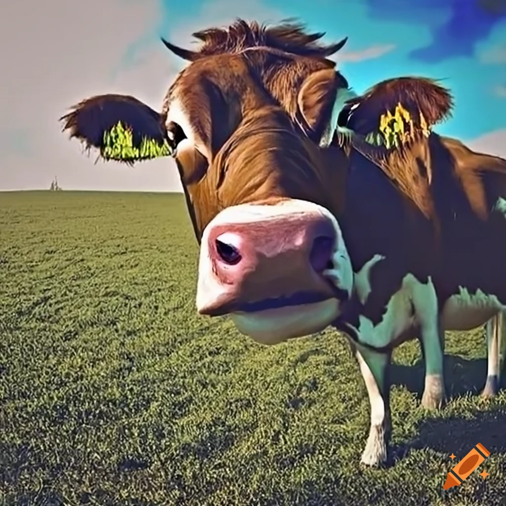 cow standing in a field