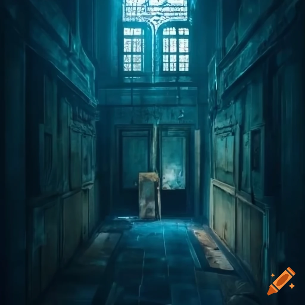 clean corridor inside a Fallout vault