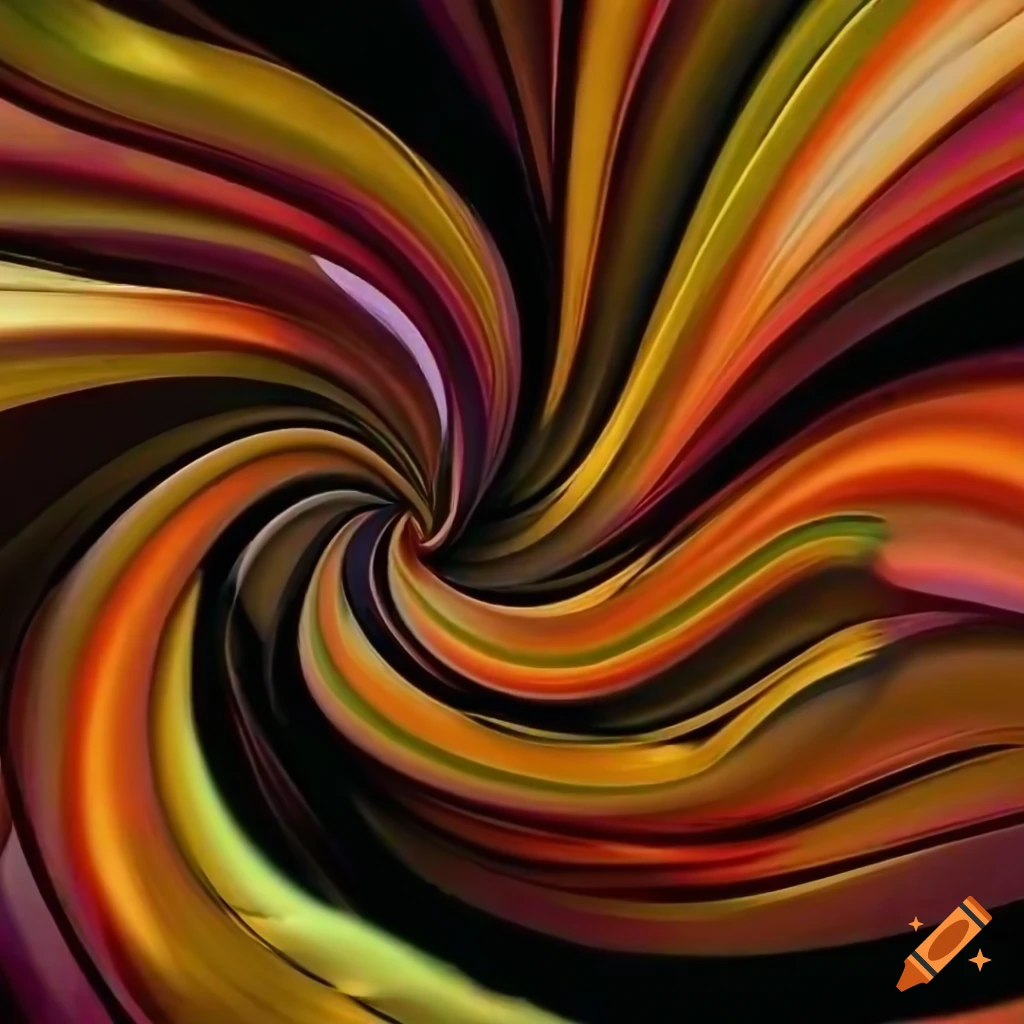 artwork with stylized curves and diagonals