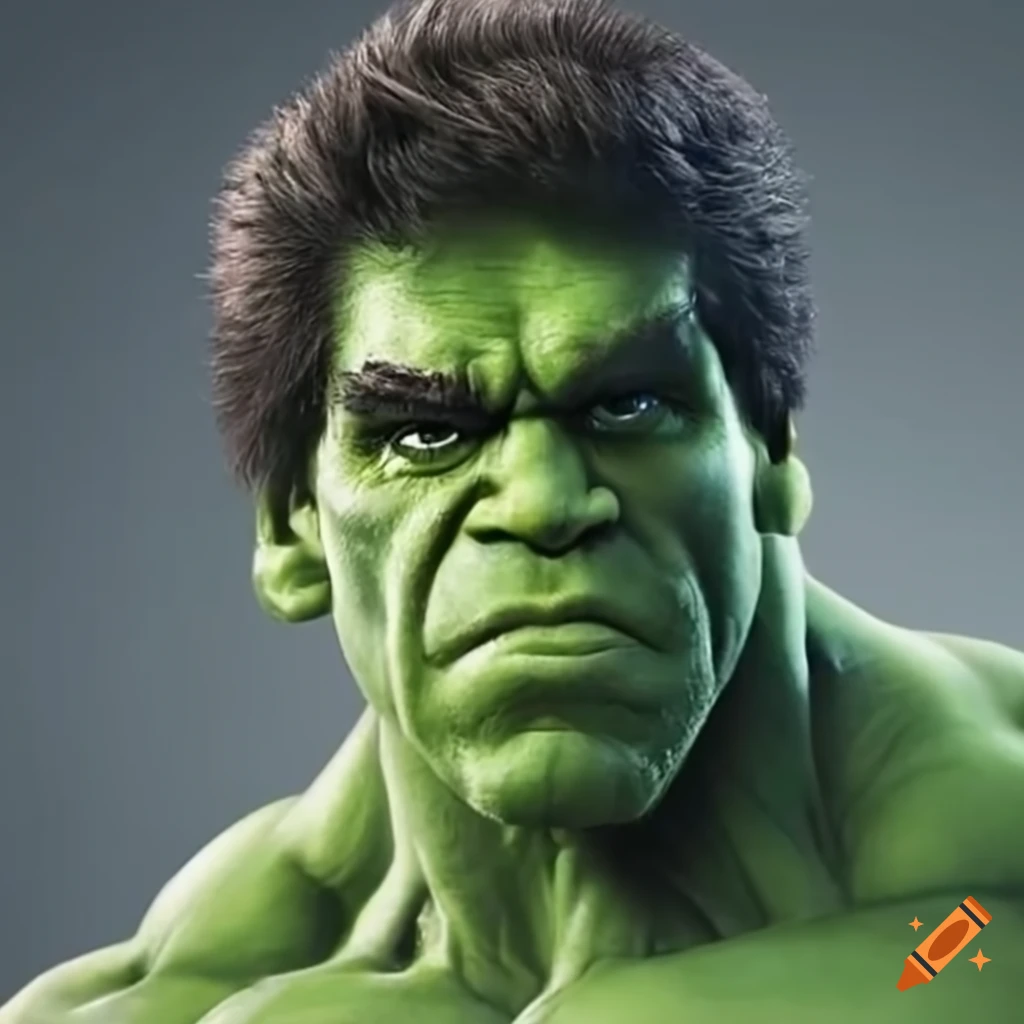 Photo of Lou Ferrigno as the Hulk on Craiyon