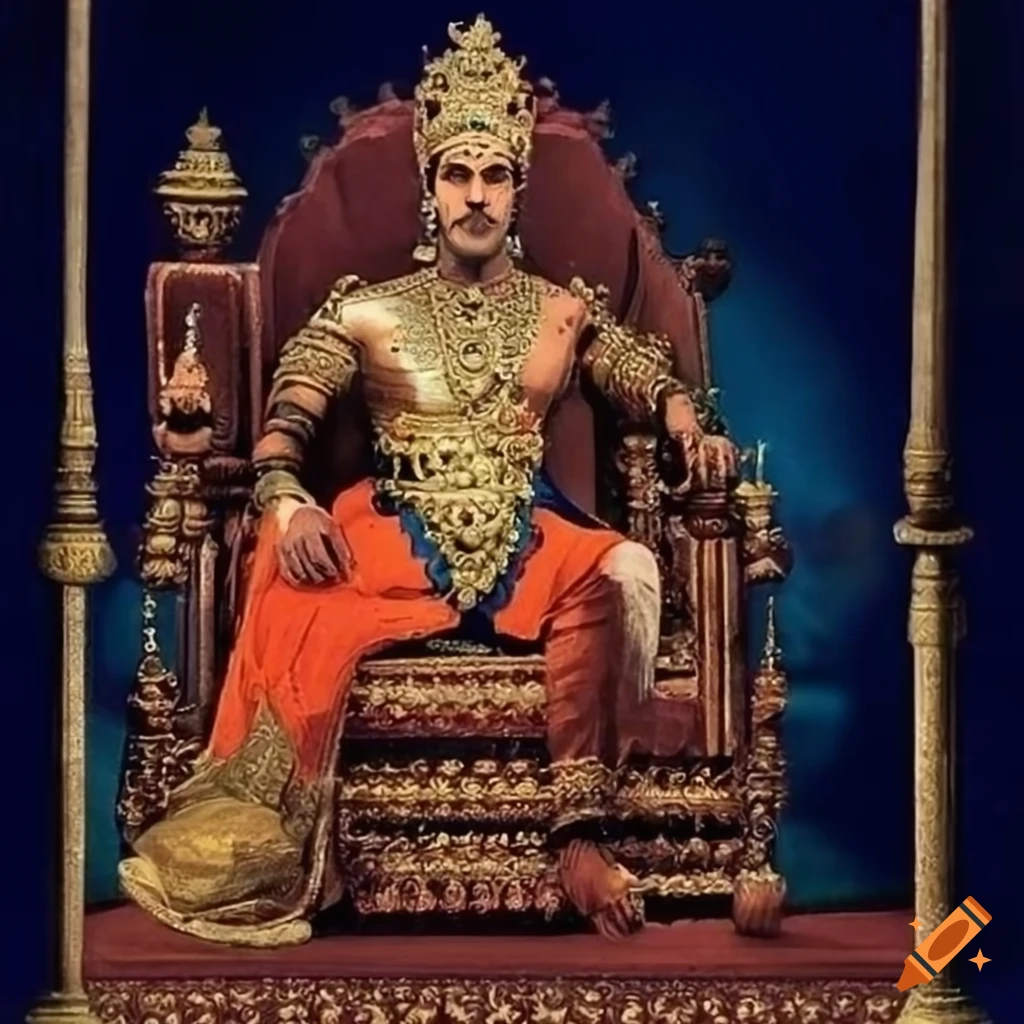 image of King Vikramaditya and Betaal in conversation