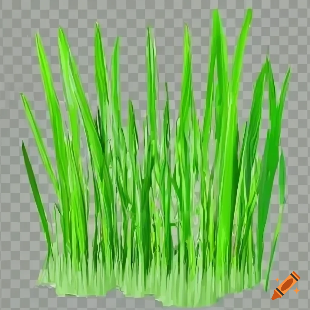 transparent tall grass texture for game assets