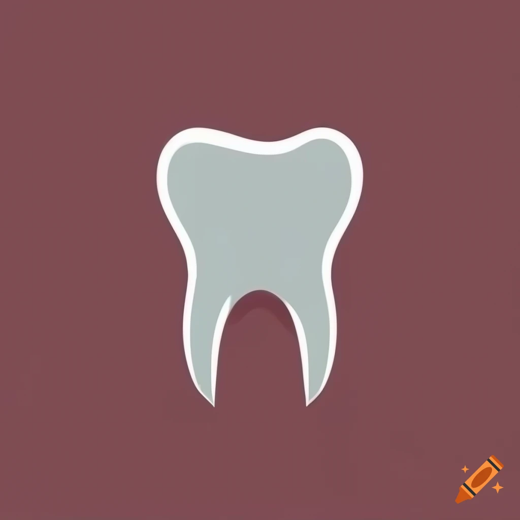 creative dental logo with Y-shaped symbol and molar
