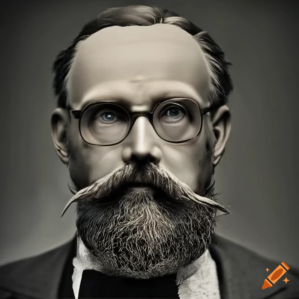 portrait of a gentleman named Otto with a distinctive mustache