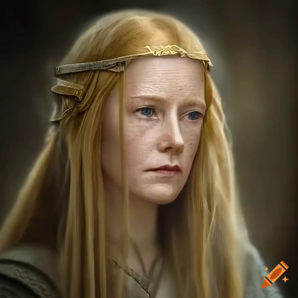 portrait of Eowyn from Lord of the Rings