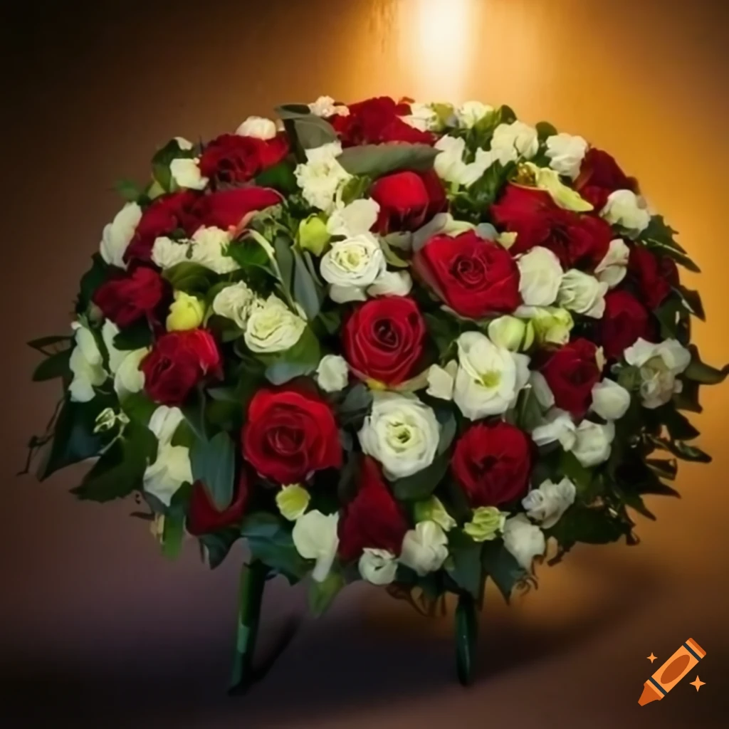 Grandad funeral flowers arrangement on Craiyon