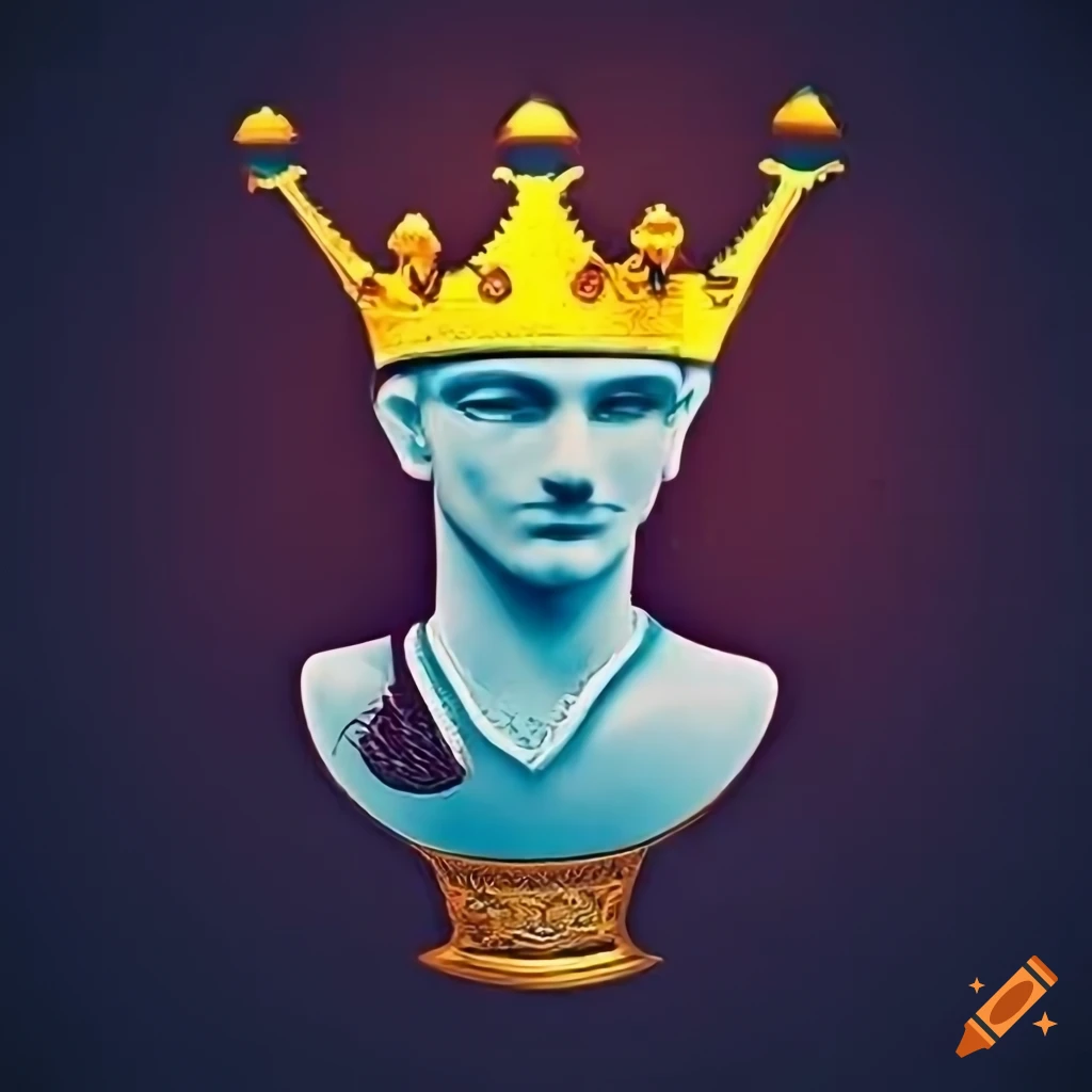 photograph of a majestic king logo