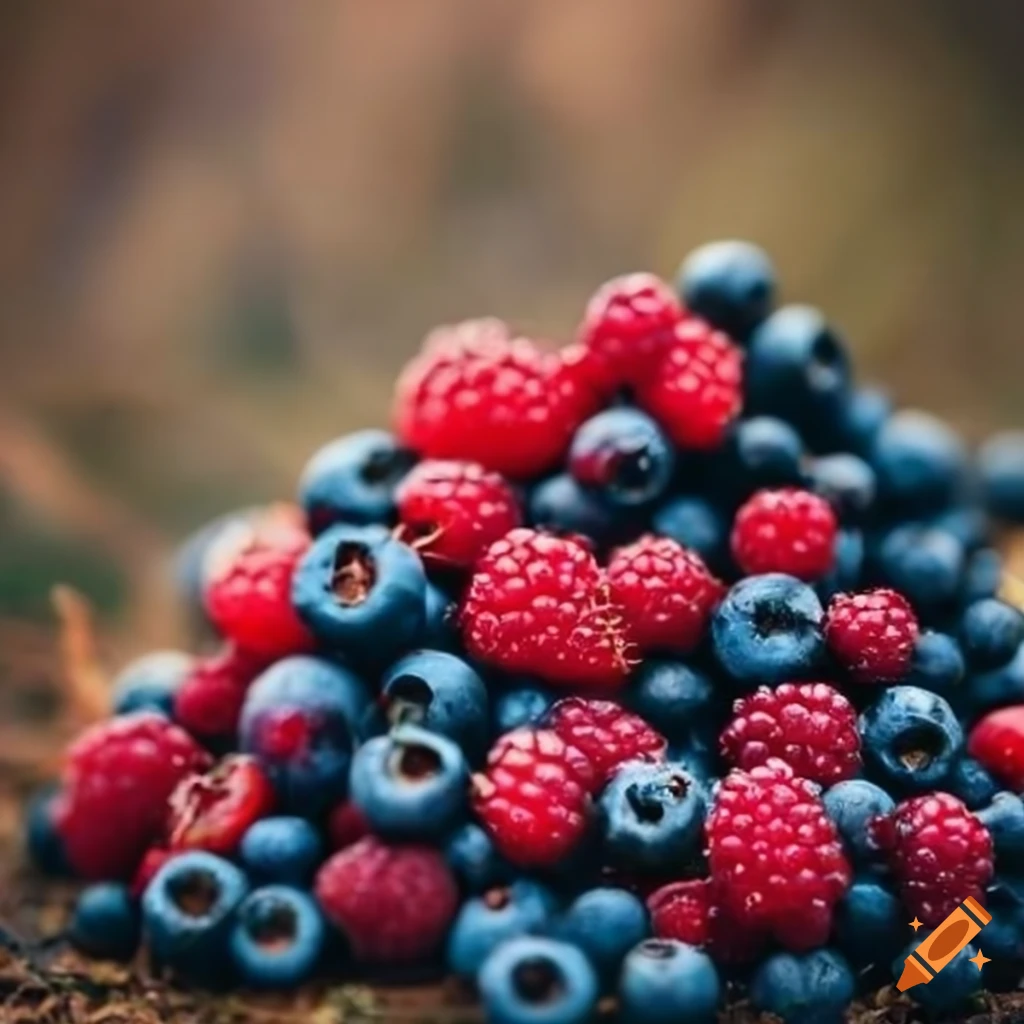 pile of berries on the ground