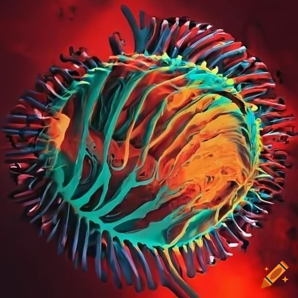 ultrastructure microscopic image