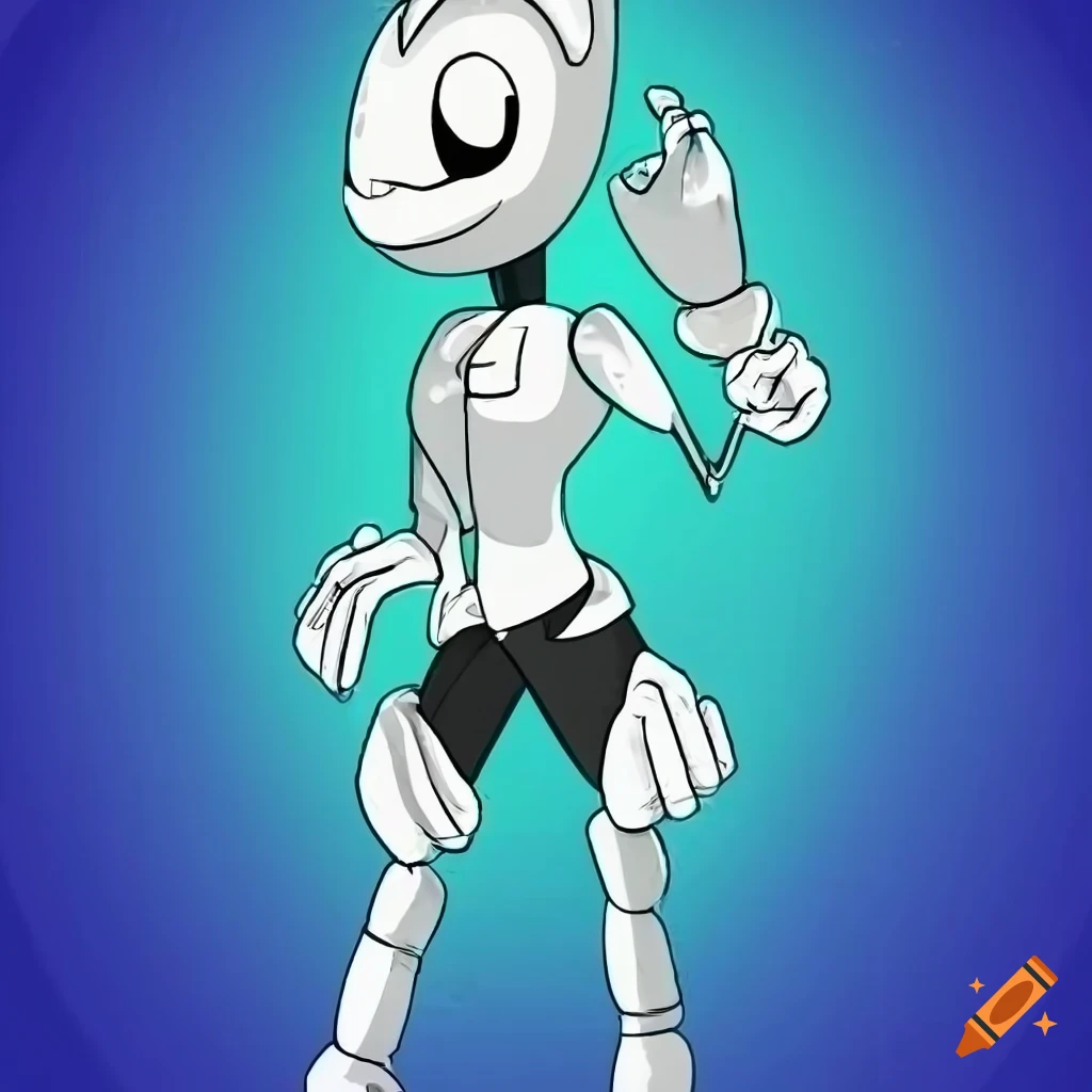high-quality image of a cute blue anthropomorphic fantasy character