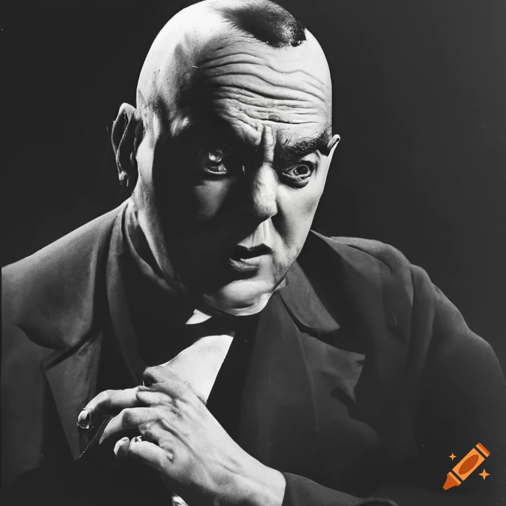 dramatic poster for a one-man Broadway play