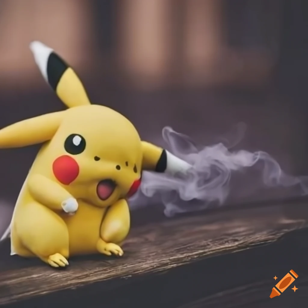 college life with a smoking pokemon