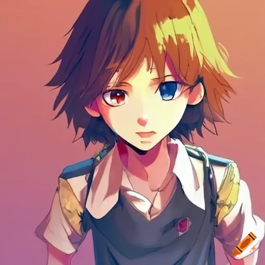 anime depiction of a middle eastern teenager
