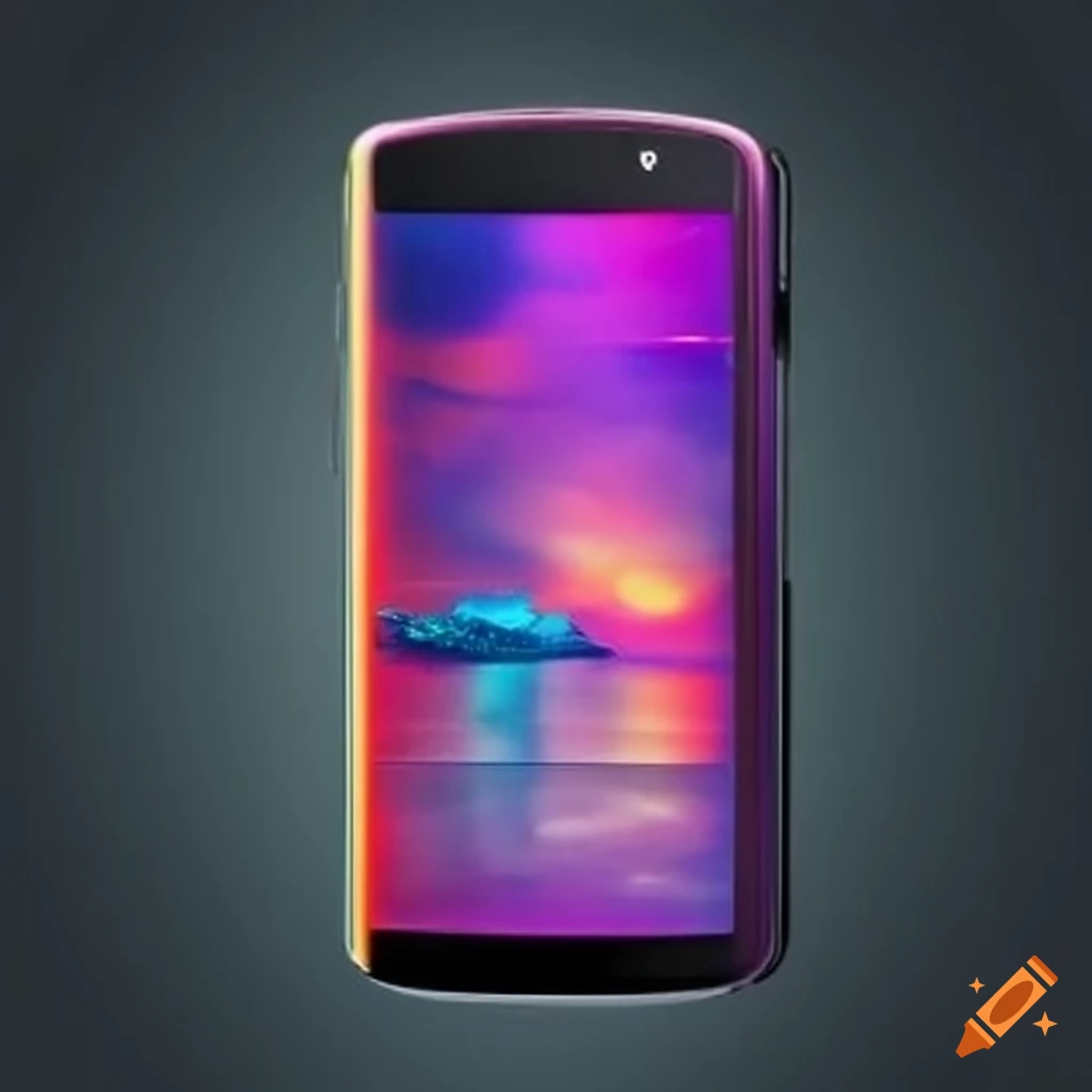 exhibit of Android phones