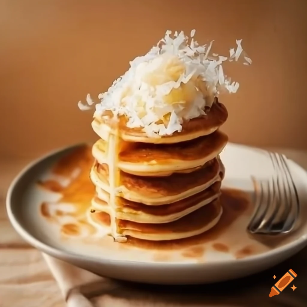 delicious coconut pancakes