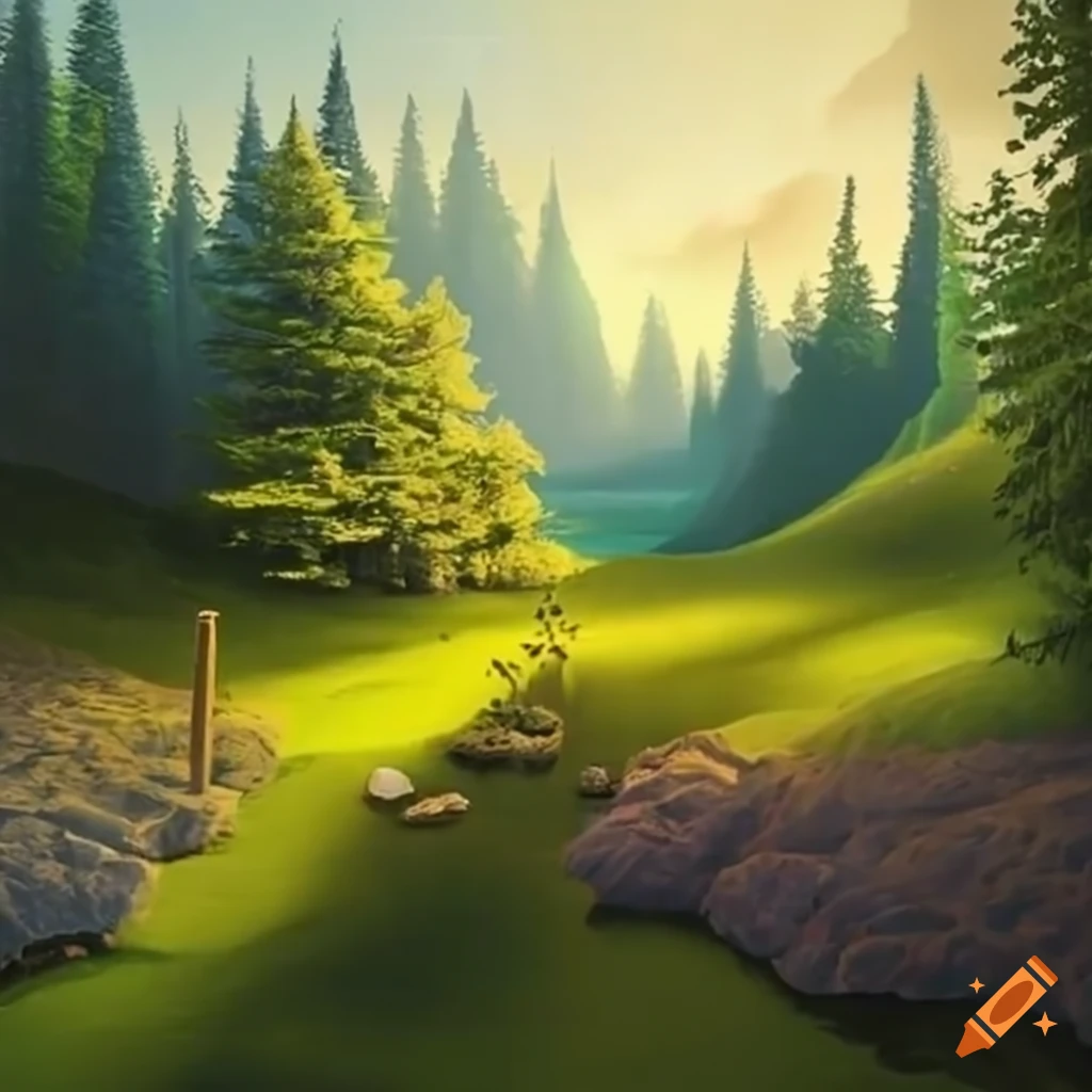 stunning landscape creation