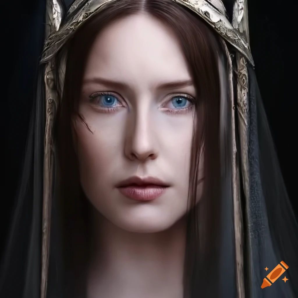 photorealistic portrait of Arwen from Lord of the Rings