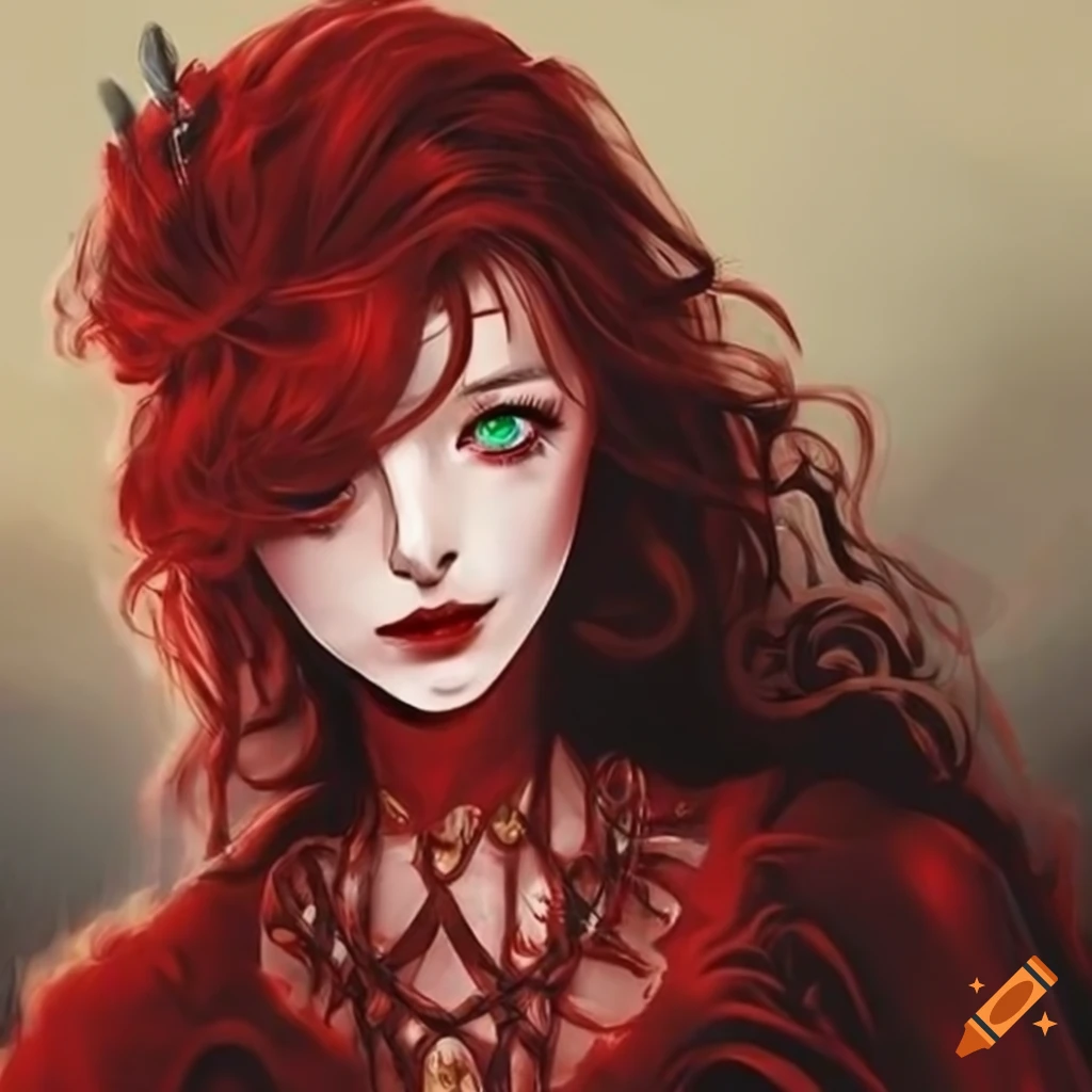 artwork of a red queen