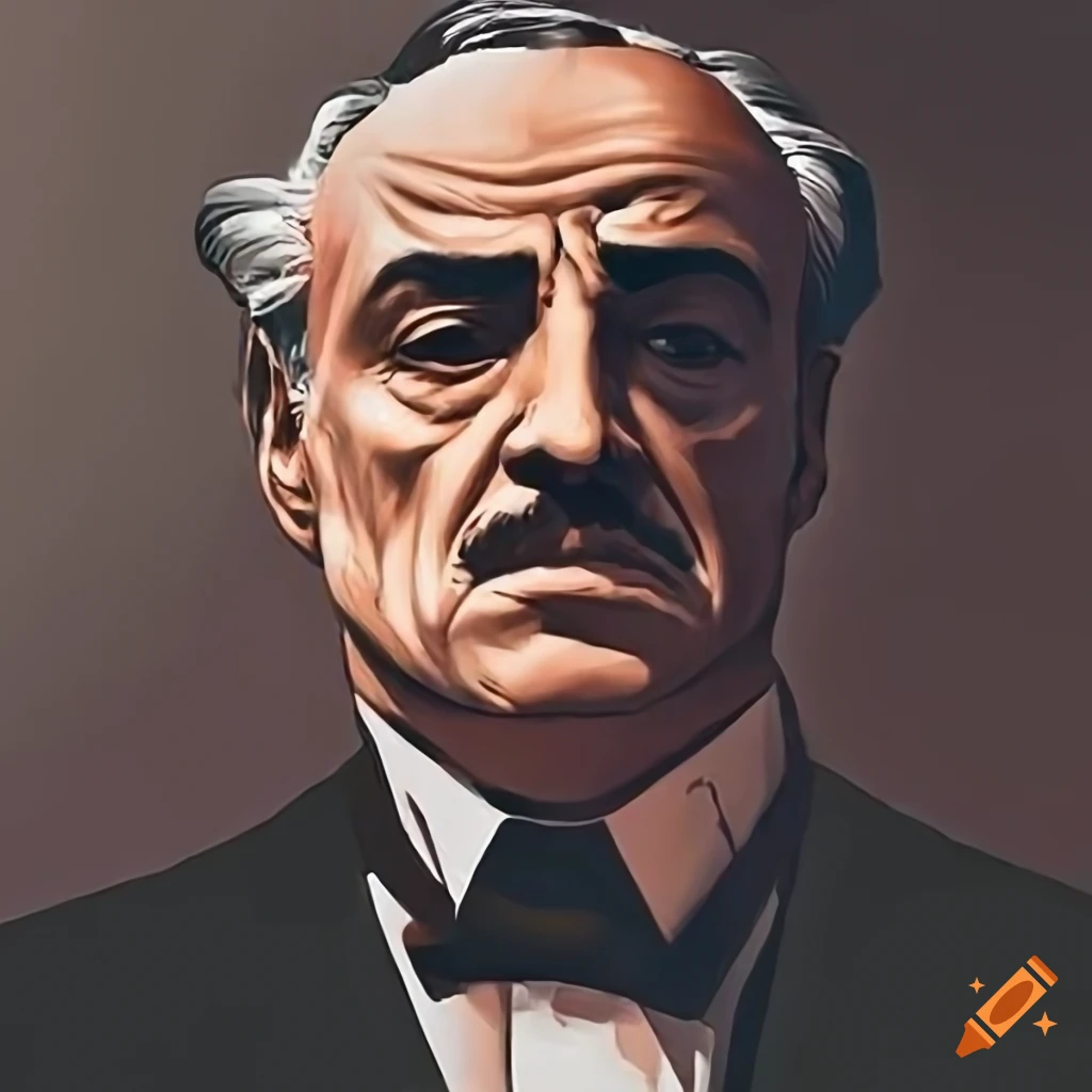 portrait of Vito Corleone