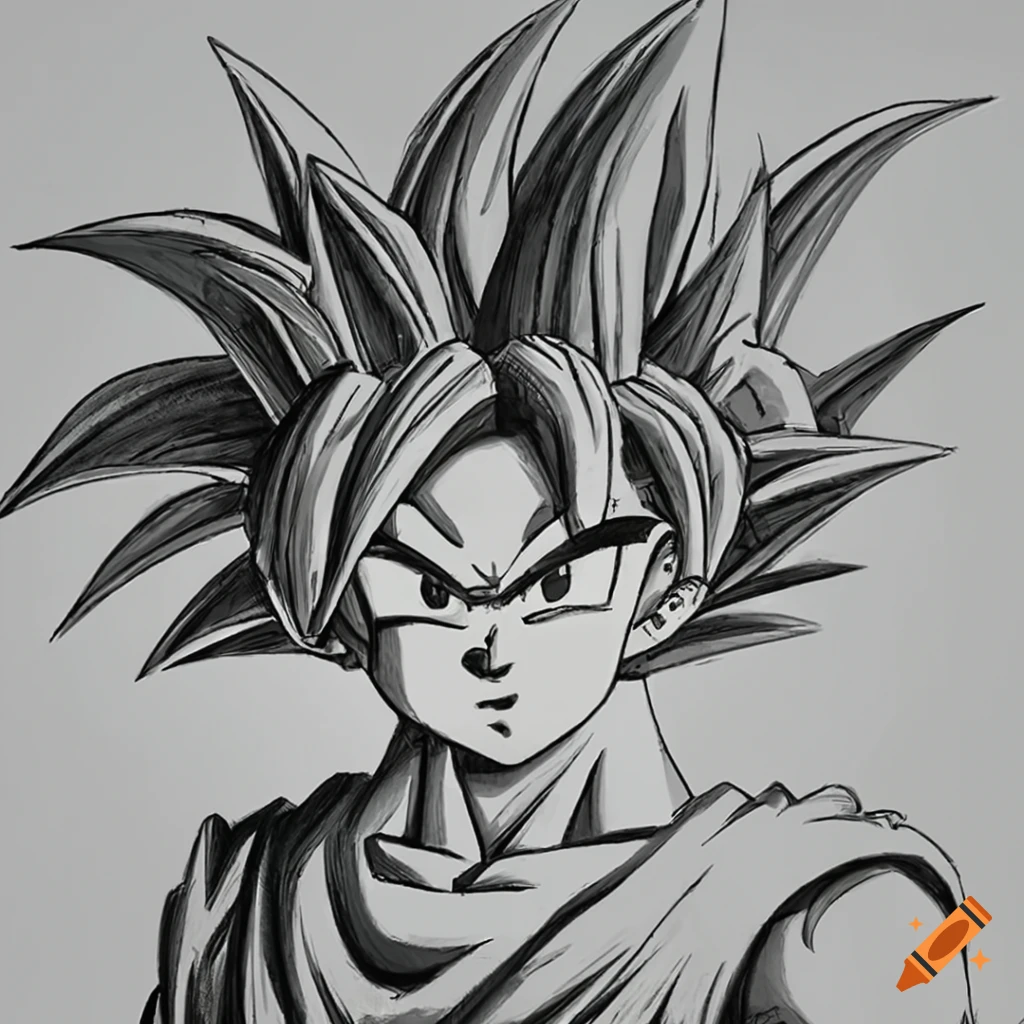 Goku super saiyan 2 drawing | DragonBallZ Amino