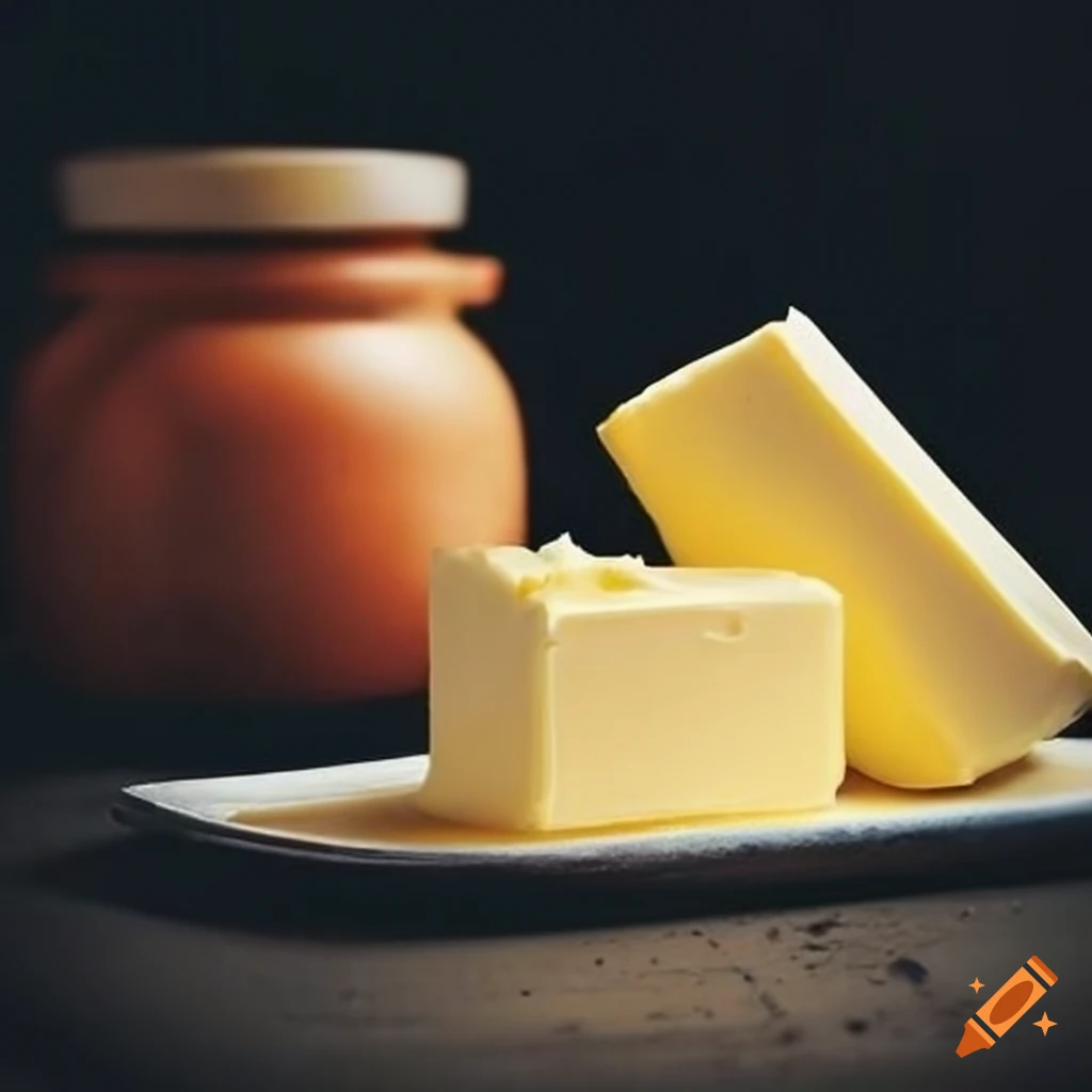 fresh butter for sale at a stall