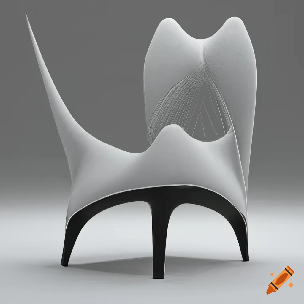 futuristic chair inspired by Norman Bel Geddes