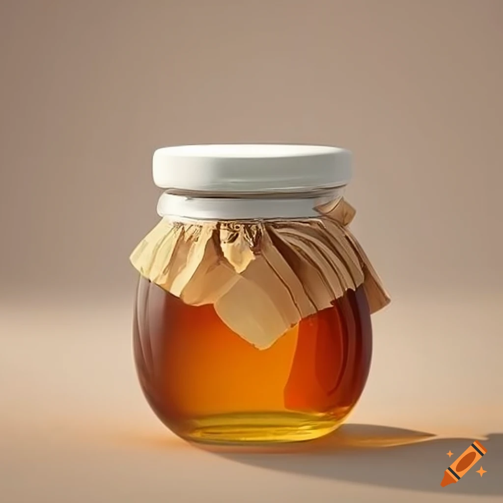 illustration of a honey jar