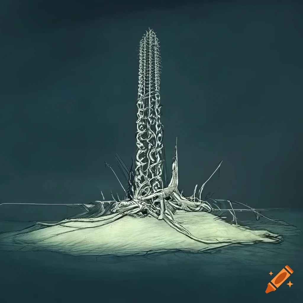 abstract wireframe art composition