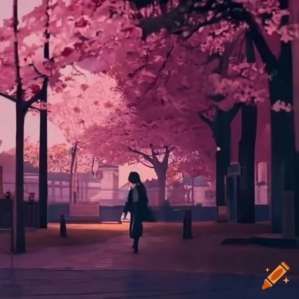 sakura blossoms in Japan during the afternoon