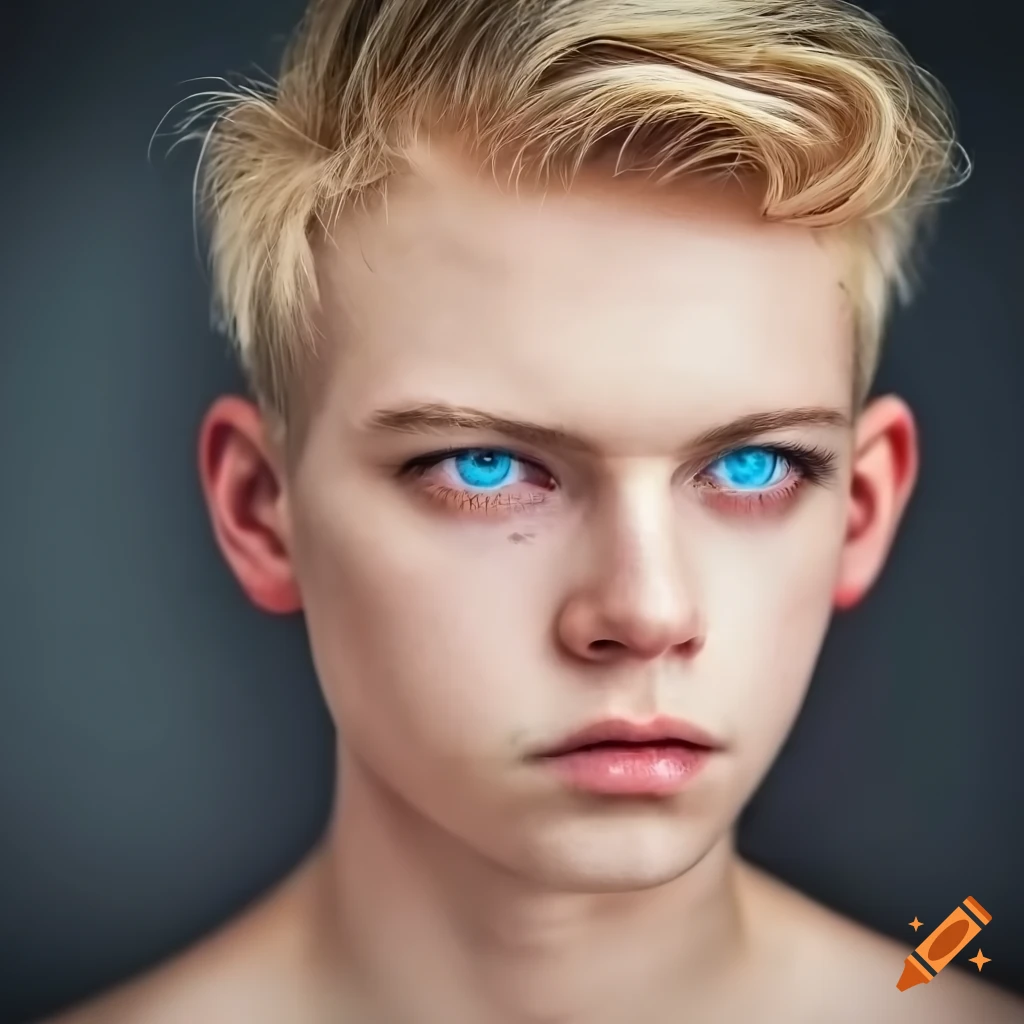 photo of a man with blue eyes and blond hair