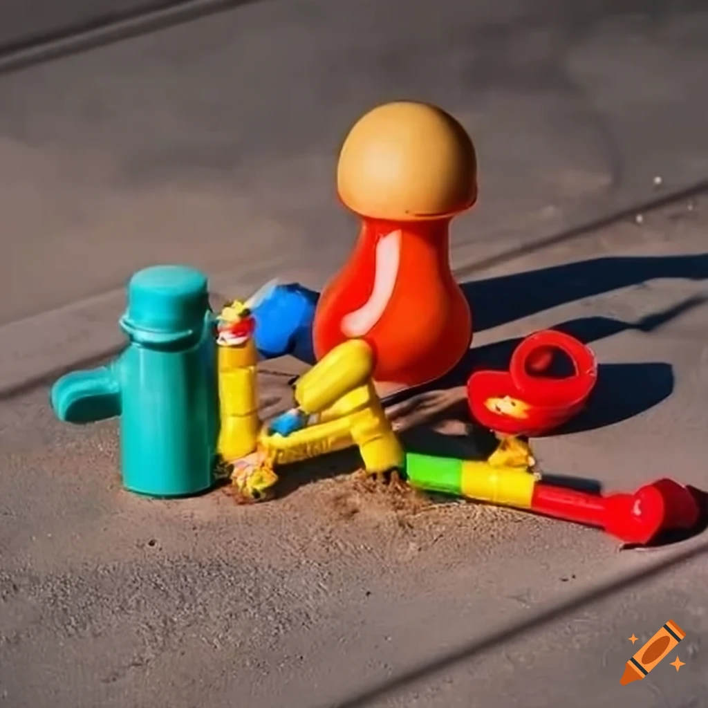 toys illuminated by sunlight