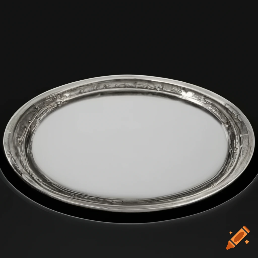 a silver platter