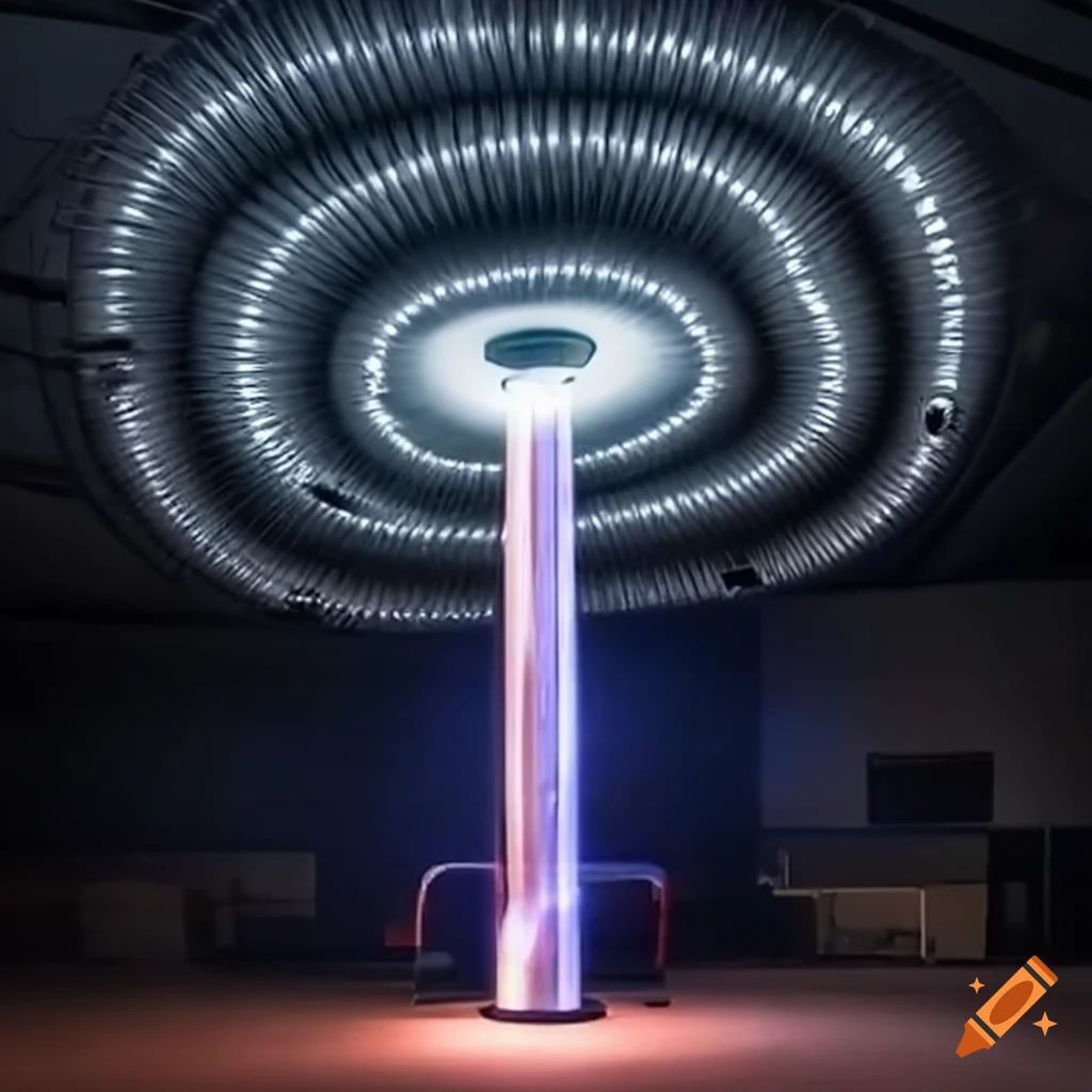 photo of a powerful Tesla Coil