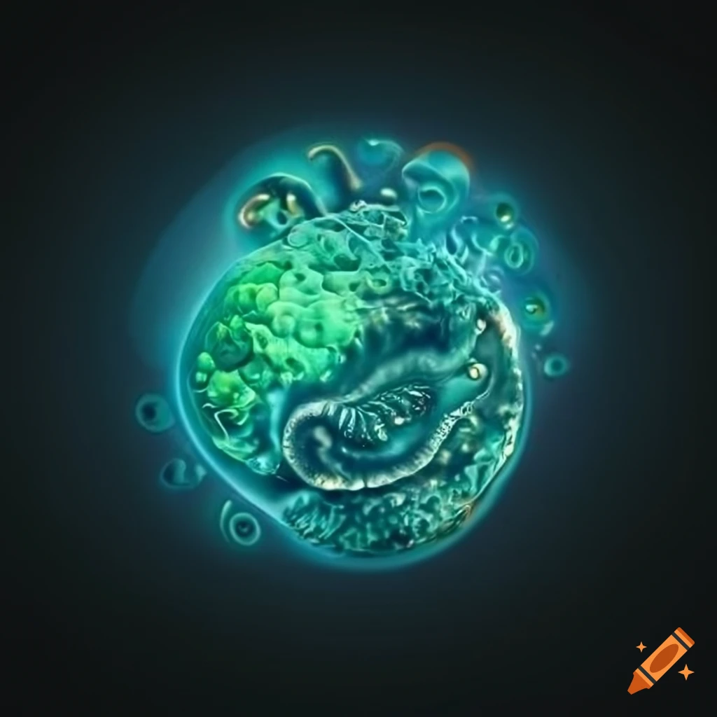detailed logo of a Biology Club