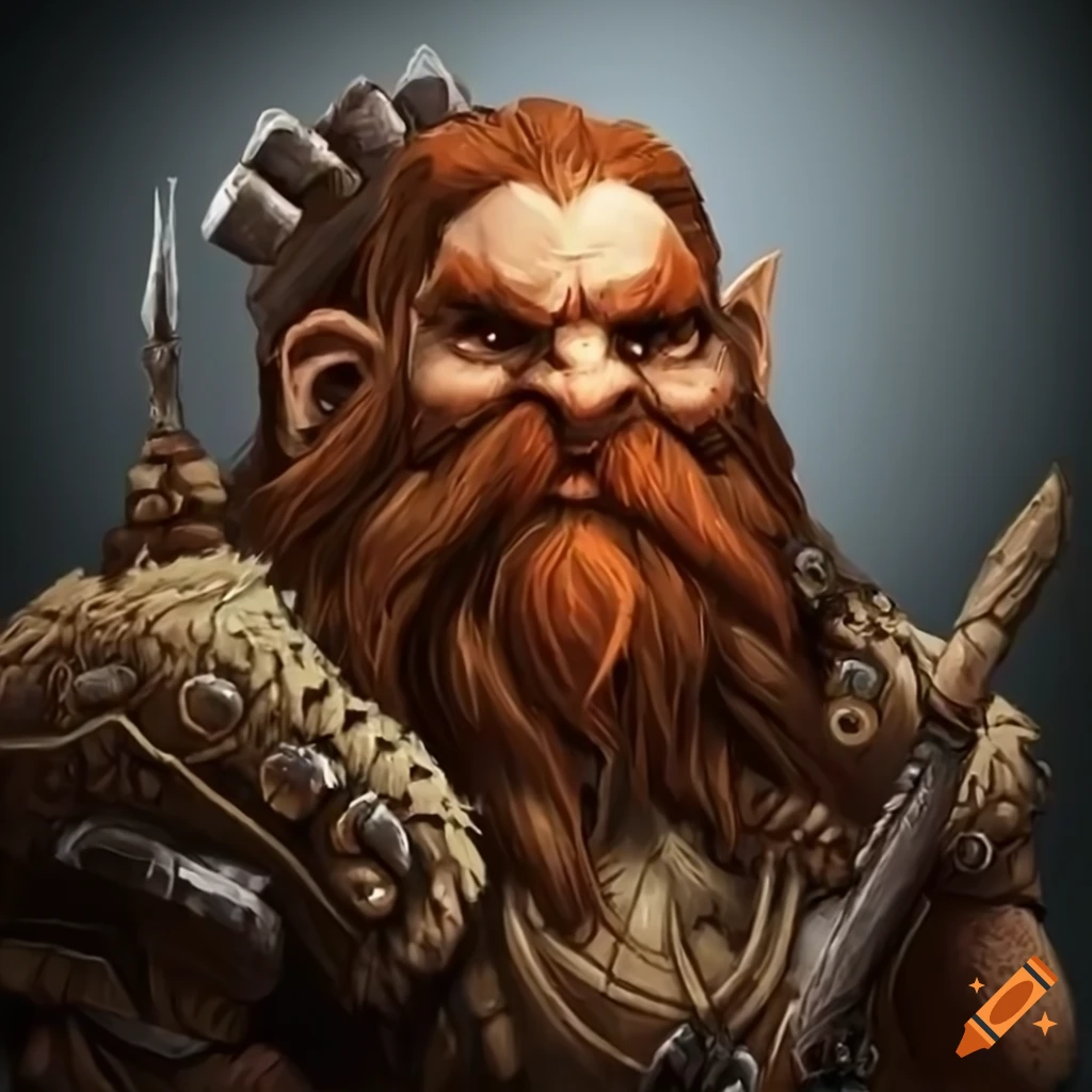 image of a dwarf barbarian character