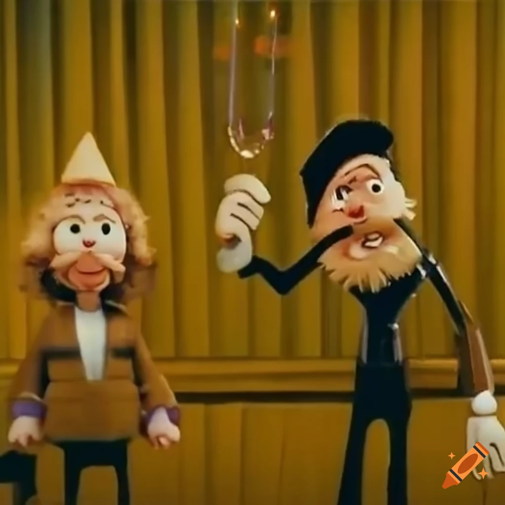 70s-inspired stopmotion animation of Hanukkah celebration